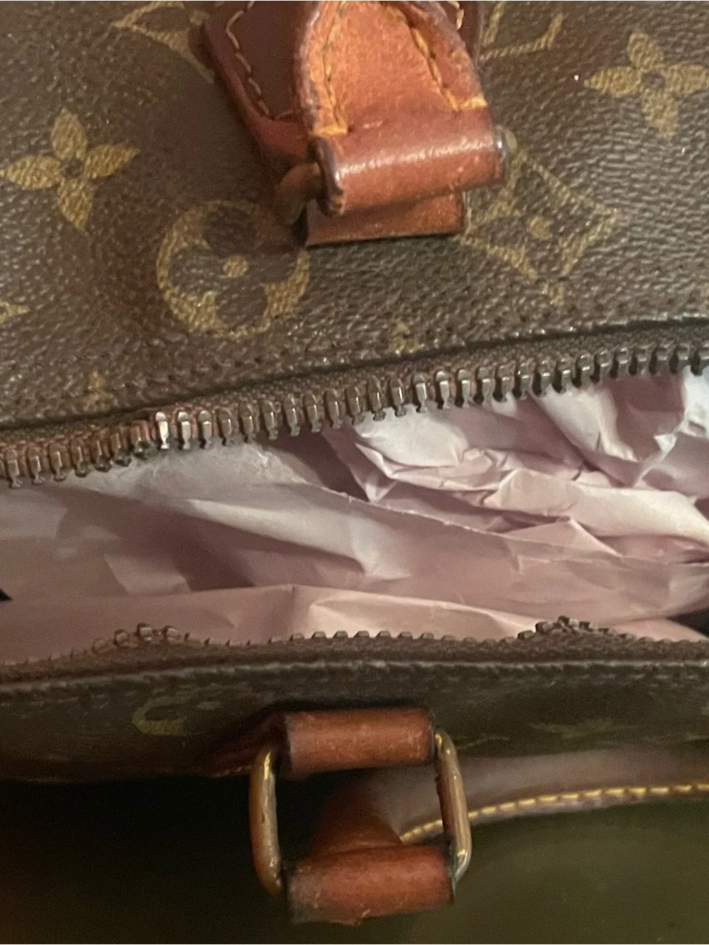 2 Pc Lot Louis Vuitton Monogram Speedy Bags Parts/Repair